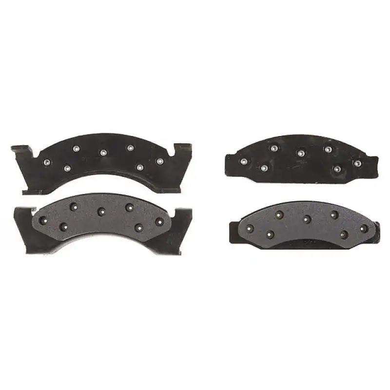 Four black PGD90M disc brake pads for brakes disc brake system