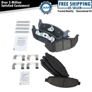 Automotive disc pads and hardware for PGD953C R/M brakes ceramic disc pads