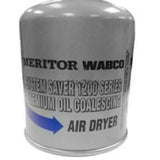 Silver air dryer canister.