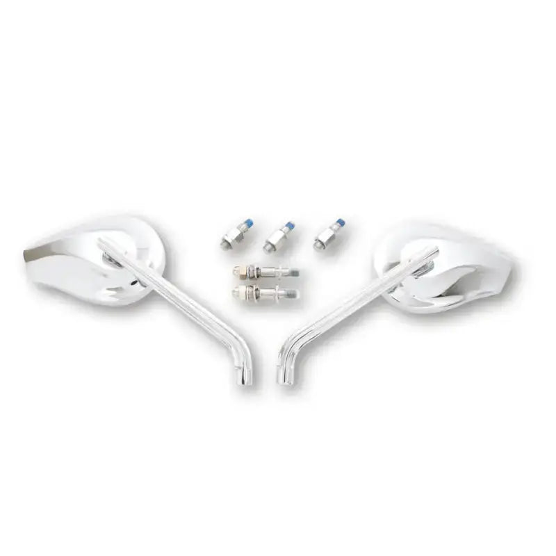 HIGHSIDER Phoenix 1 Mirror Pair Chrome for Powersports