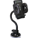 Black adjustable phone holder with suction cup for windshield mount PHW-203-BL Mobile Grip-It Windshield