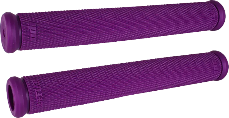 ODI One Piece Grips Purple 8" for Powersports