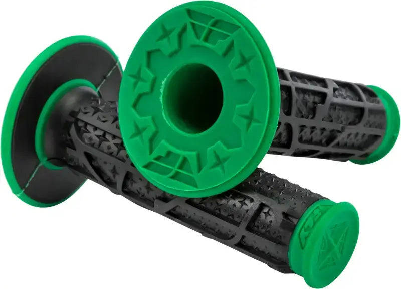 Pilot Ii Mx Grips Green/Black - RV and Auto Parts