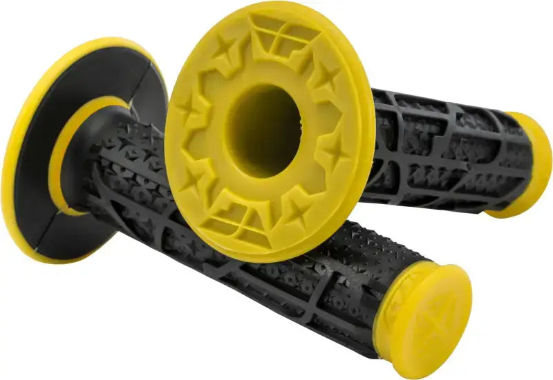 Pilot Ii Mx Grips Yellow/Black - RV and Auto Parts