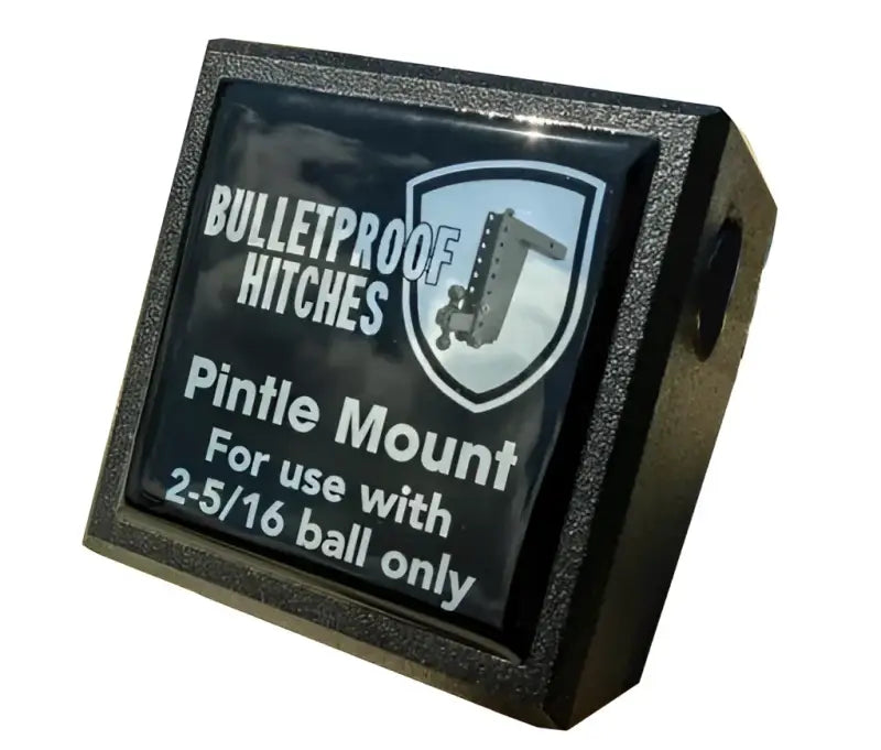 Bulletproof Hitches Pintle Mount for 2-5/16 ball, durable high-quality towing attachment.