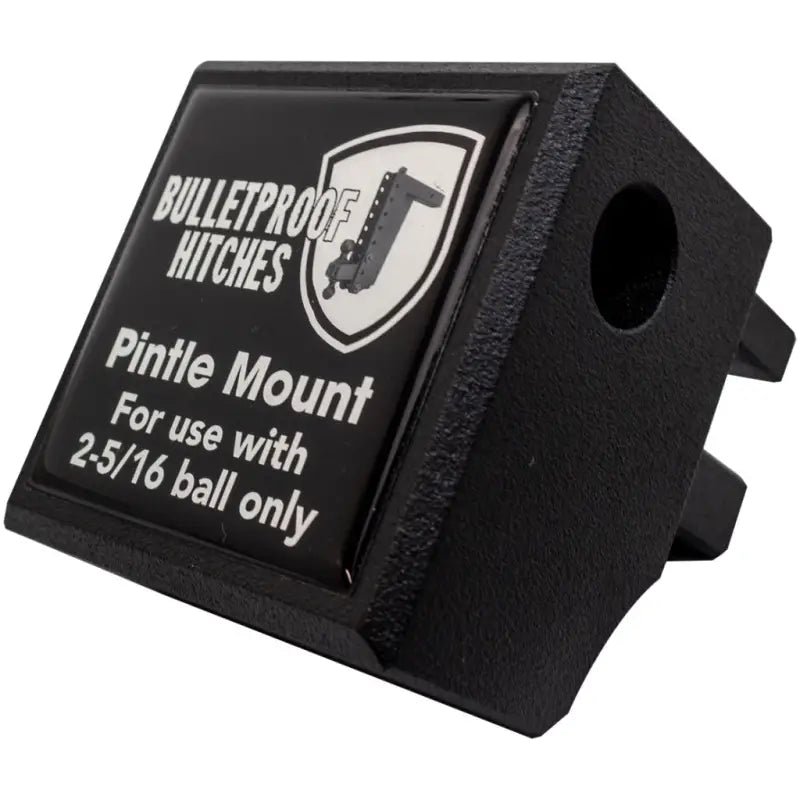 Bulletproof Hitches Pintle Mount Attachment for 2-5/16 ball, heavy-duty and durable for secure towing.