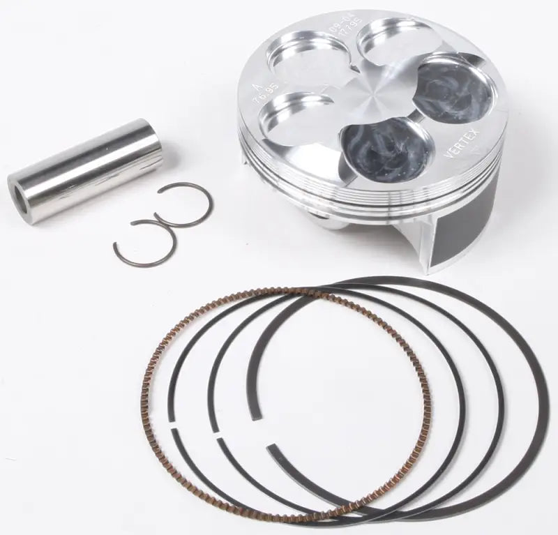 VERTEX Piston Kit Hc Forged Sngl Ring 76.95/Std 13.9:1 Yam