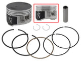 NAMURA Piston Kit Nikasil Cyl 70.97/+1.0 Yam for Powersports