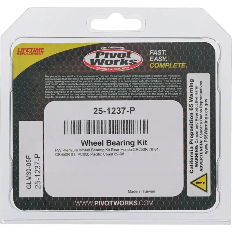 Pivot Works 25-1445-P Premium Wheel Bearing Kit Bearings