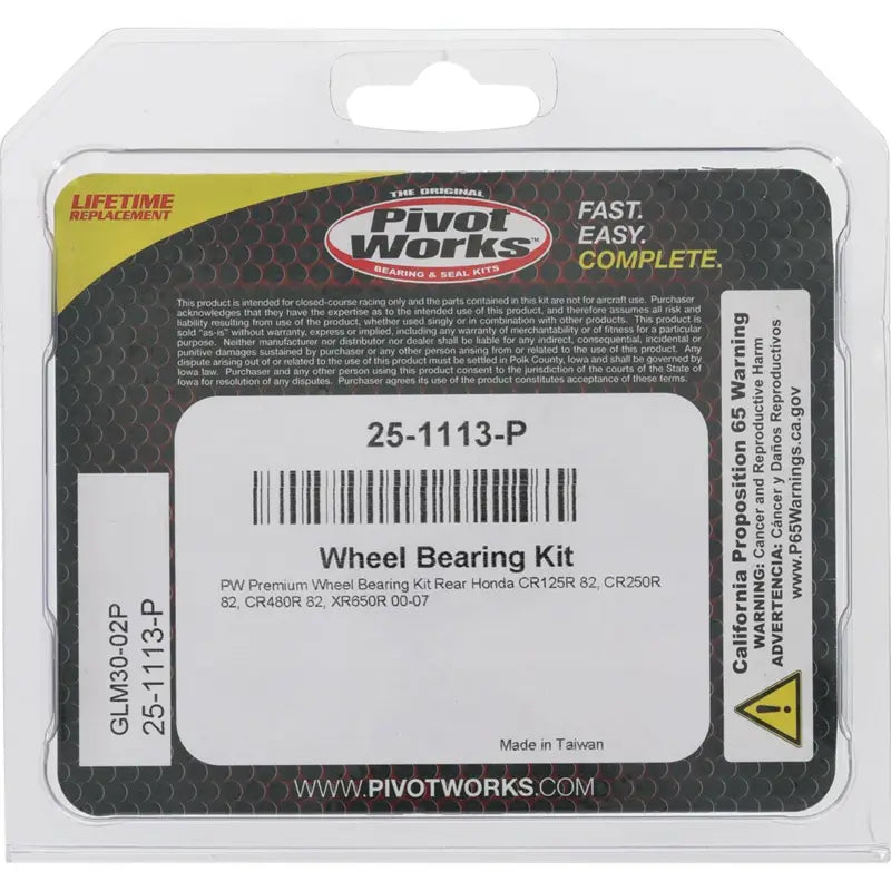 Pivot Works 25-1732-P Premium Wheel Bearing Kit Bearings - Drive