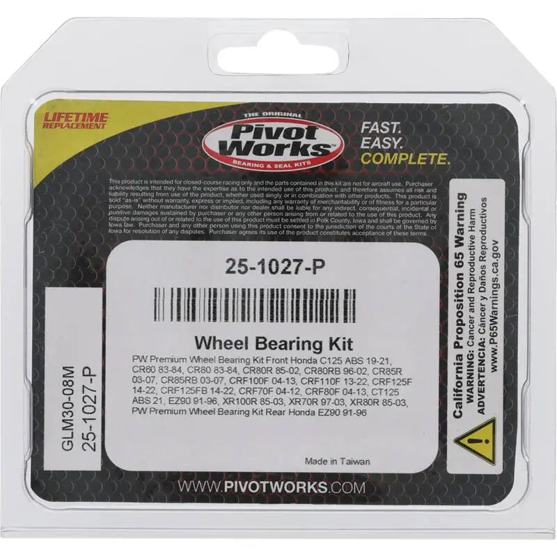 Pivot Works Pw Premium Wheel Bearing - Pivot Works
