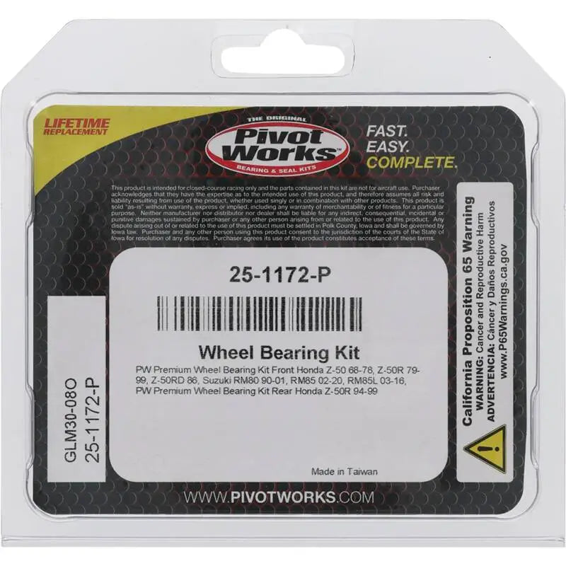 Pivot Works Pw Premium Wheel Bearing - Pivot Works