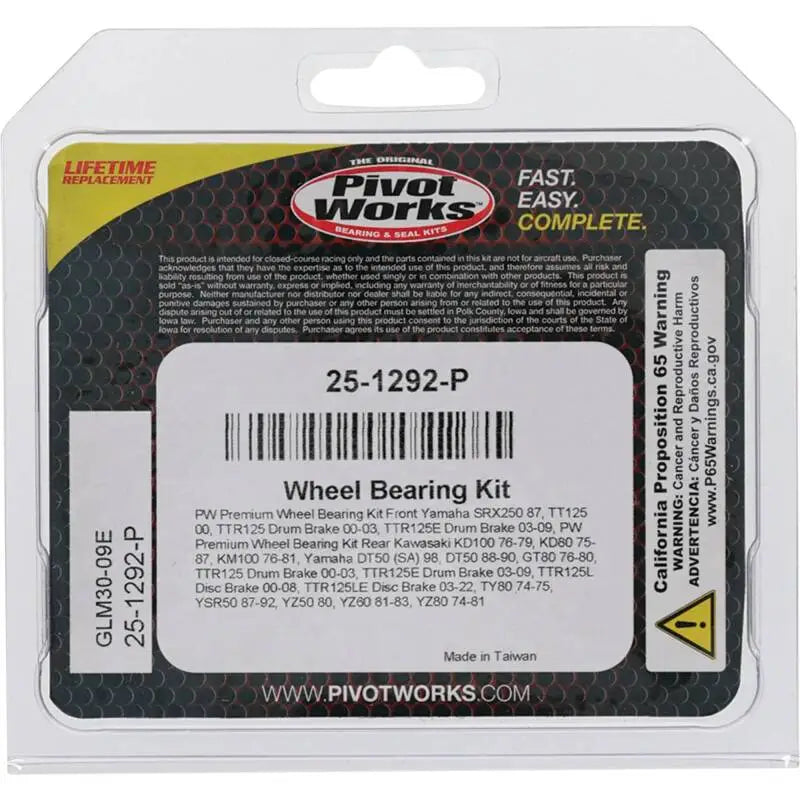 Pivot Works Pw Premium Wheel Bearing - Pivot Works