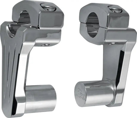 Pivoting Handlebar Riser Chrome 2’’ Rise