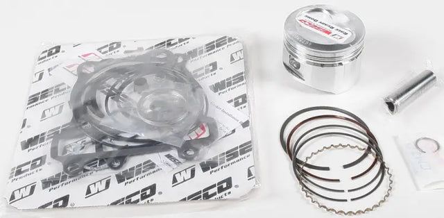 Engine rebuild kit with gaskets, piston, rings, and pin for Yam End Piston Kit