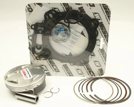 Engine rebuild kit with piston, gasket set, and piston rings for PK1414 Top End Kit