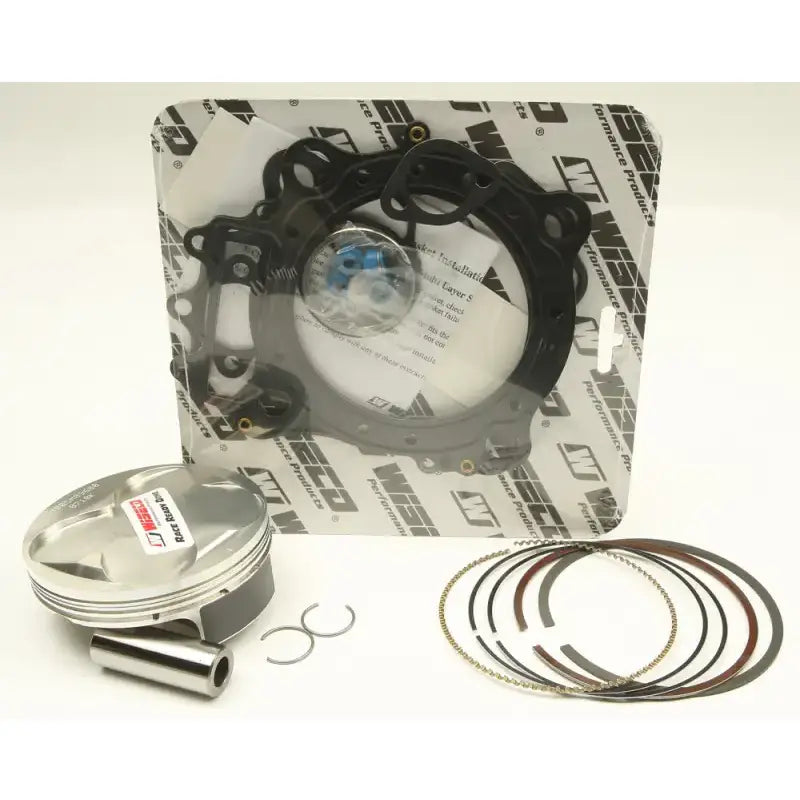 Engine rebuild kit with piston, gasket set, and piston rings for PK1414 Top End Kit