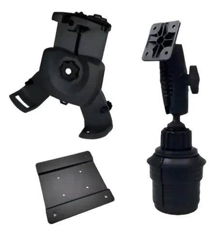 Automotive mounting hardware for Havis Cup Holder and Cradle for 7-9 inch devices