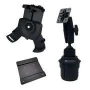 Automotive mounting hardware for Havis Cup Holder and Cradle for 7-9 inch devices