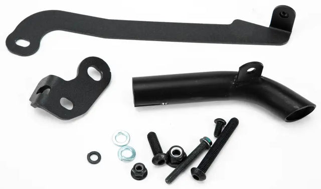 PL1121KIT black metal mounting brackets and hardware for hard luggage mounting