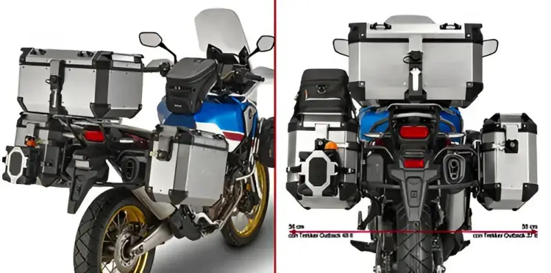 PL1161CAM Side Case Hardware Outback - Hard Luggage Mounting
