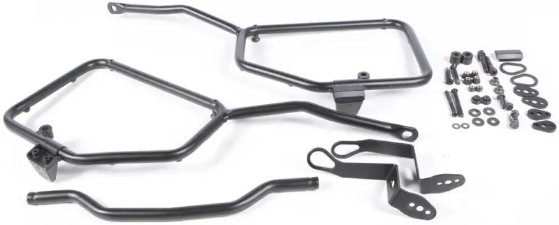 PL360 Side Case Hardware for motorcycle hard luggage mounting in matte black
