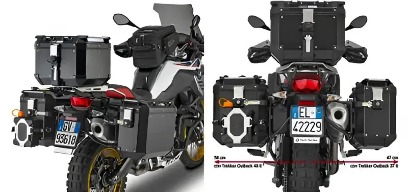 PL5127CAM Side Case Hardware Outback - Hard Luggage Mounting