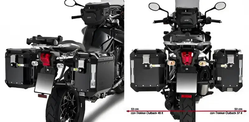 PL6408CAM Side Case Hardware Outback - Hard Luggage Mounting