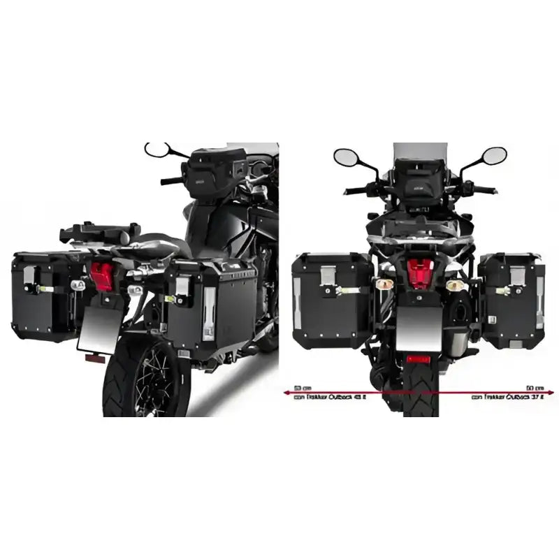 PL6408CAM Side Case Hardware Outback - Hard Luggage Mounting