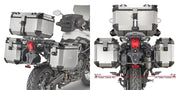PL6413CAM motorcycle hard luggage mounting hardware on aluminum side case