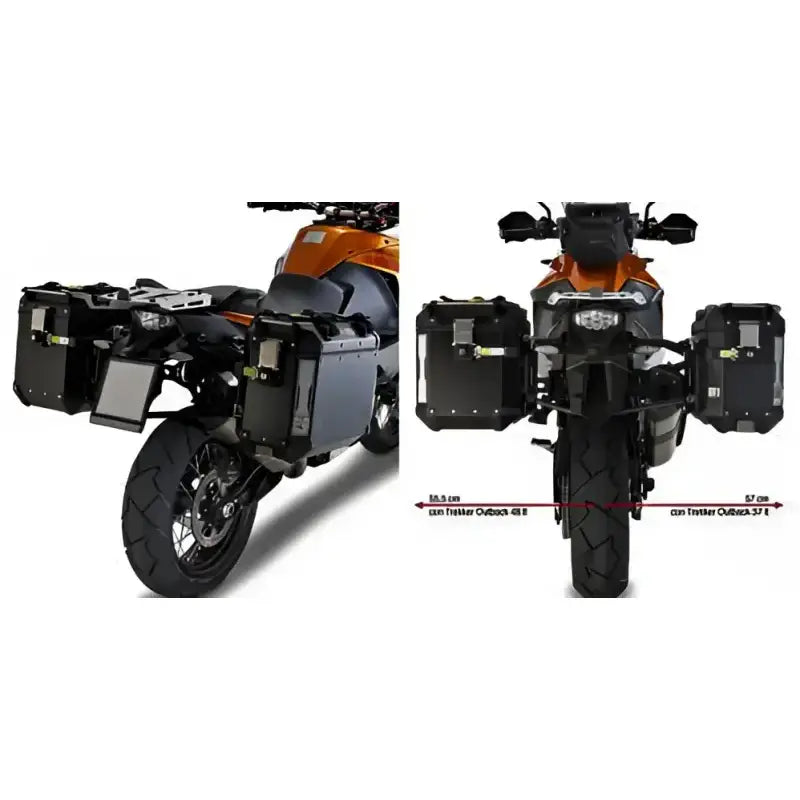 PL7705CAM hard luggage mounting hardware for motorcycle panniers on outback bikes
