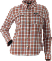 Plaid Button Down Terracotta Lg