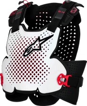A 4 Plasma Chest Protector Blk/Red/Wht Md/Lg - ALPINESTARS