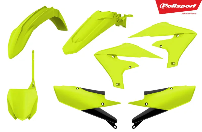 90782 POLISPORT Plastic Body Kit Flo Yellow