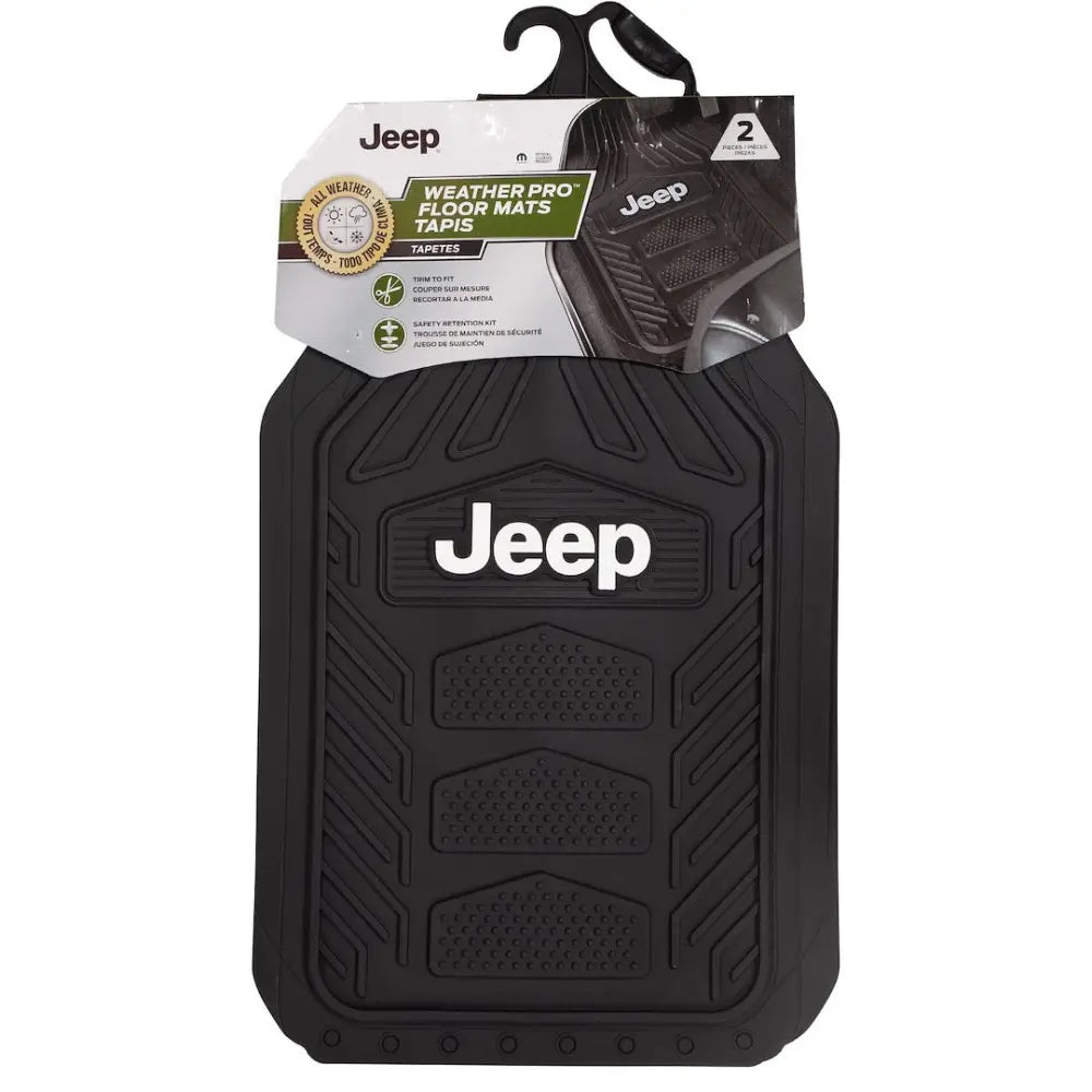 Plasticolor Ultimate In Style And Protection Floor Mat 001657R01 - Jeep Weatherpro Piece Mats