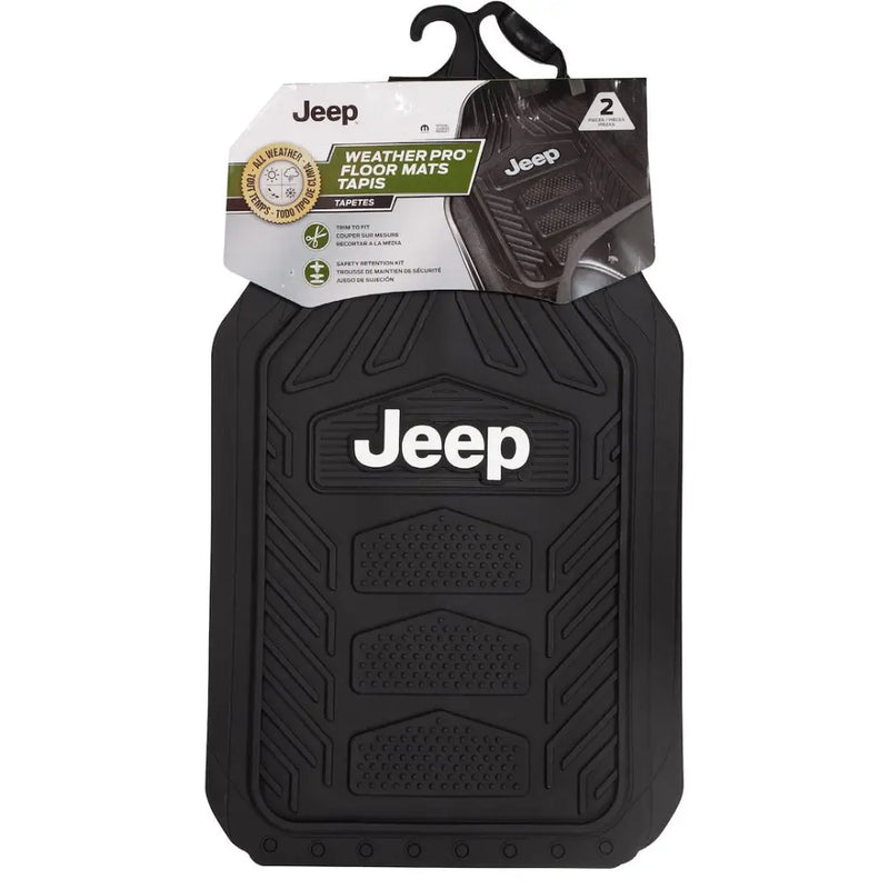 Plasticolor Ultimate In Style And Protection Floor Mat 001657R01 - Jeep Weatherpro Piece Mats
