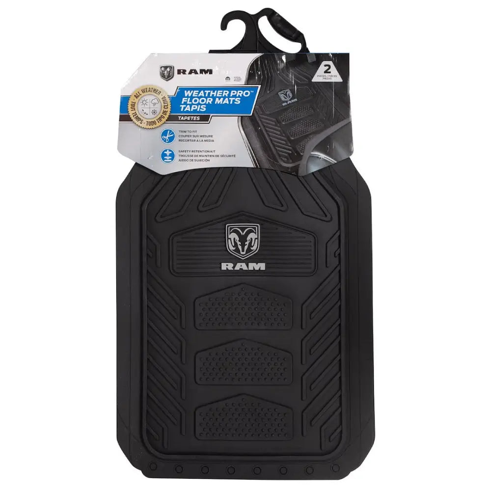 Plasticolor Ultimate In Style And Protection Floor Mat 001663R01 - Ram Weatherpro Piece Mats
