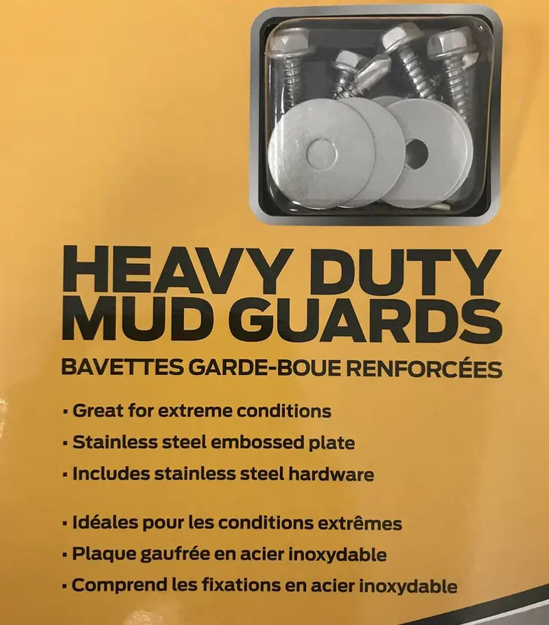 Plasticolor 001845R01 Black - Hd Mooncut Mud Guards * - Flap