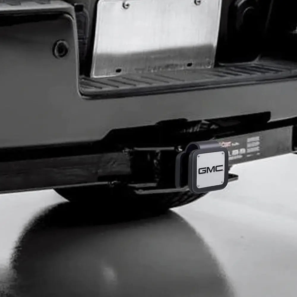 Plasticolor Universal Fit Trailer Hitch Cover 002305R01 - Gmc Metal Plate Silicone Plug