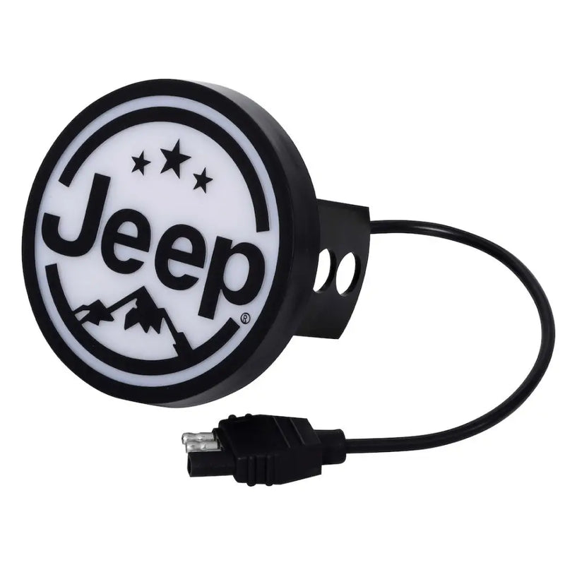 Plasticolor Made In USA Trailer Hitch Cover 002315R01 - Jeep Lighted