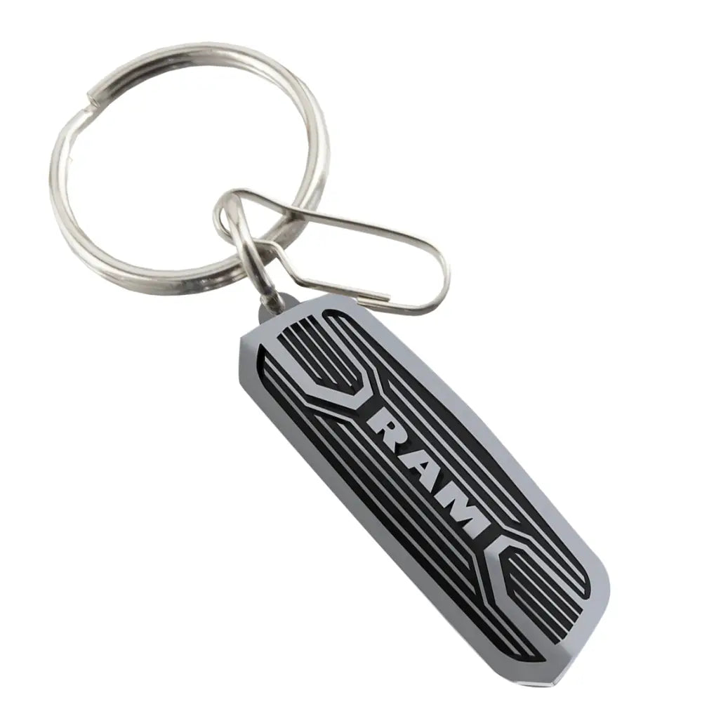 Plasticolor Die-Cut Key Chains With Clip Key Chain 004475R01 - Ram Metallic