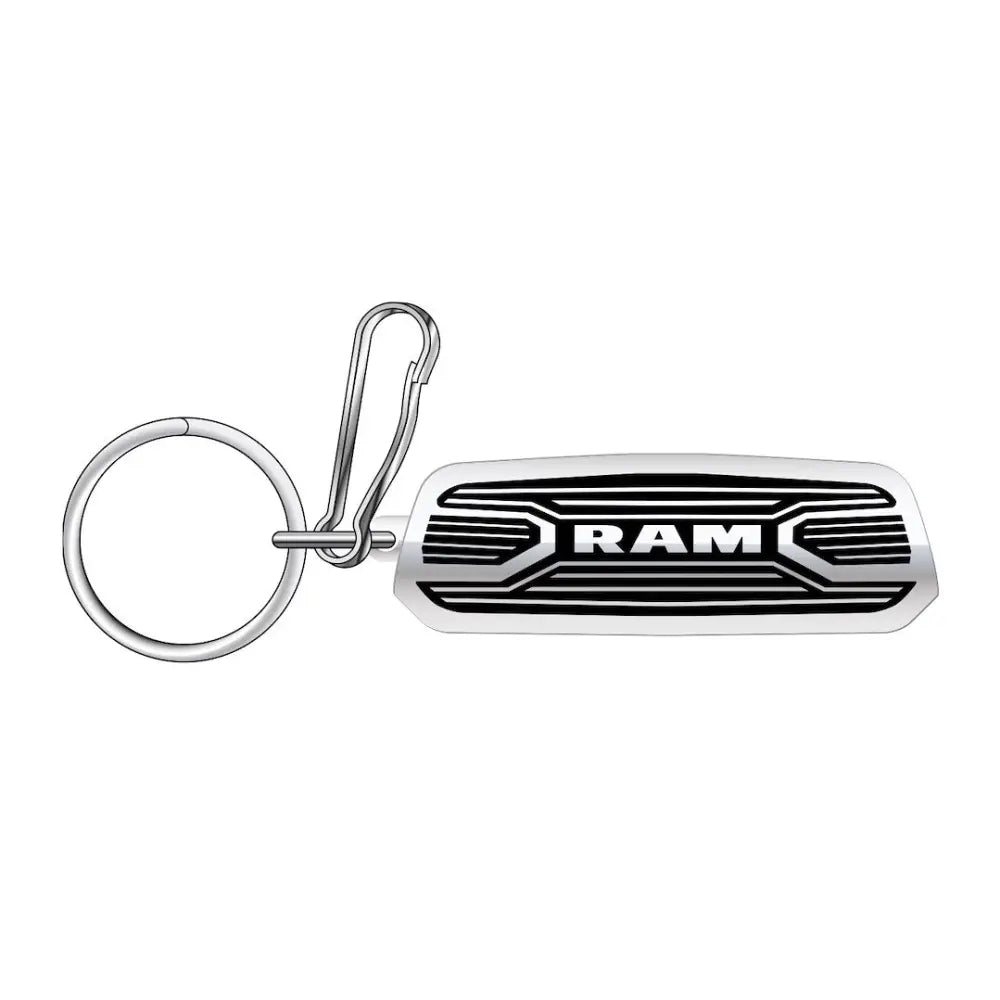 Plasticolor Die-Cut Key Chains With Clip Key Chain 004475R01 - Ram Metallic