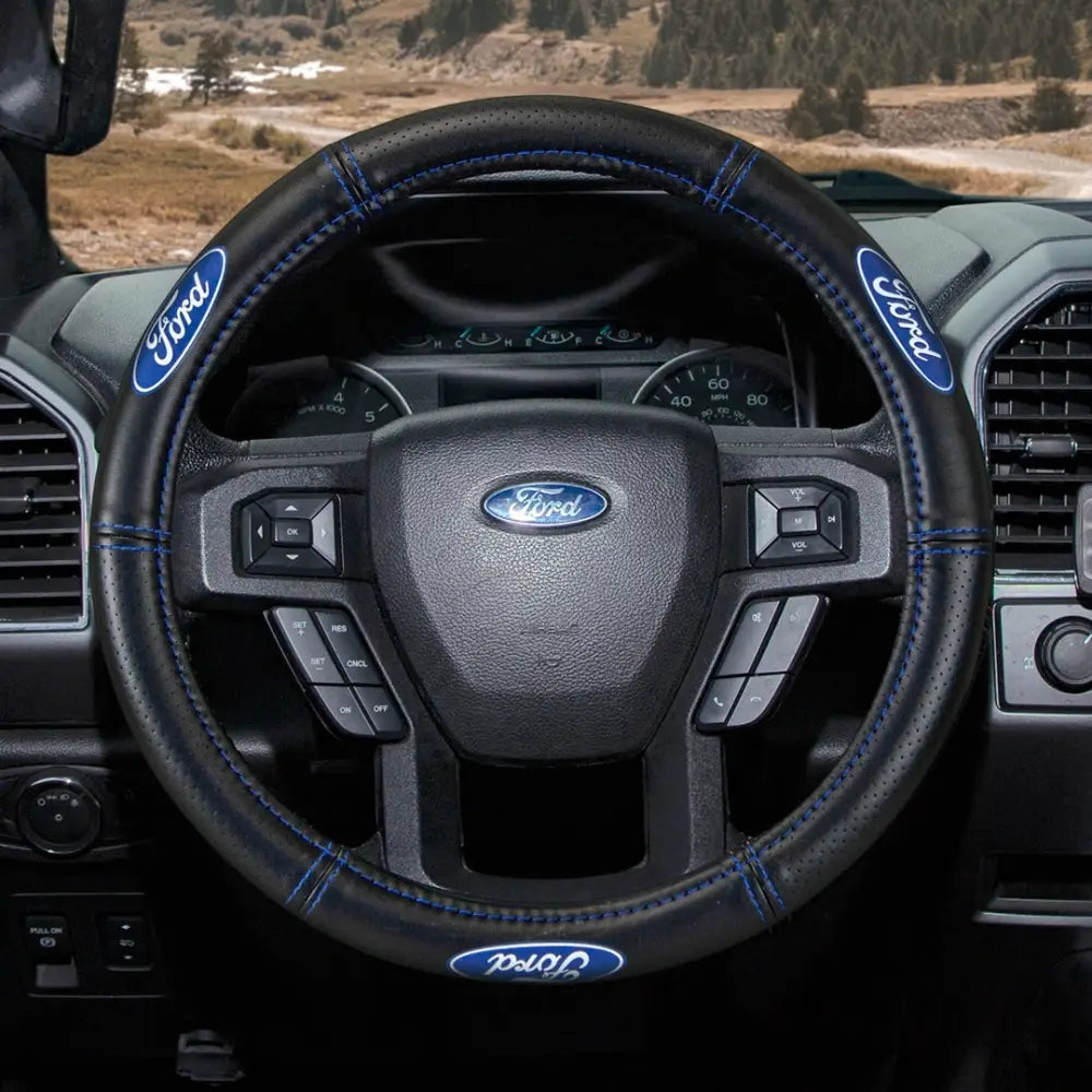 Plasticolor Easy To Install Steering Wheel Cover 006692R01 - Ford Deluxe Swc
