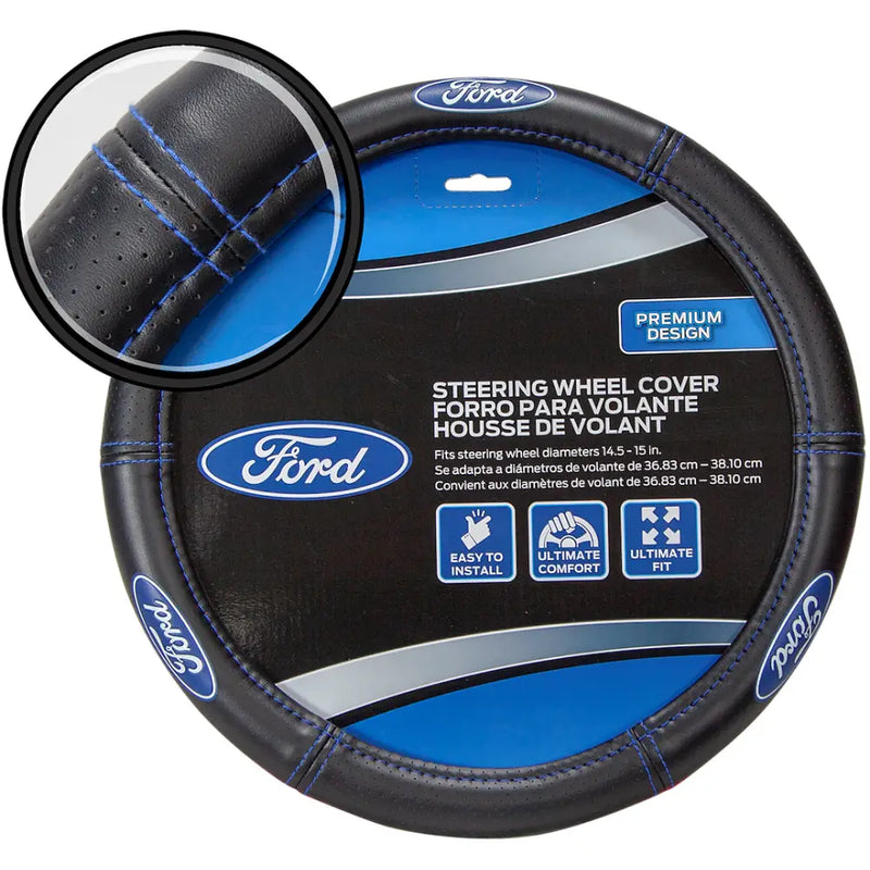 Plasticolor Easy To Install Steering Wheel Cover 006692R01 - Ford Deluxe Swc