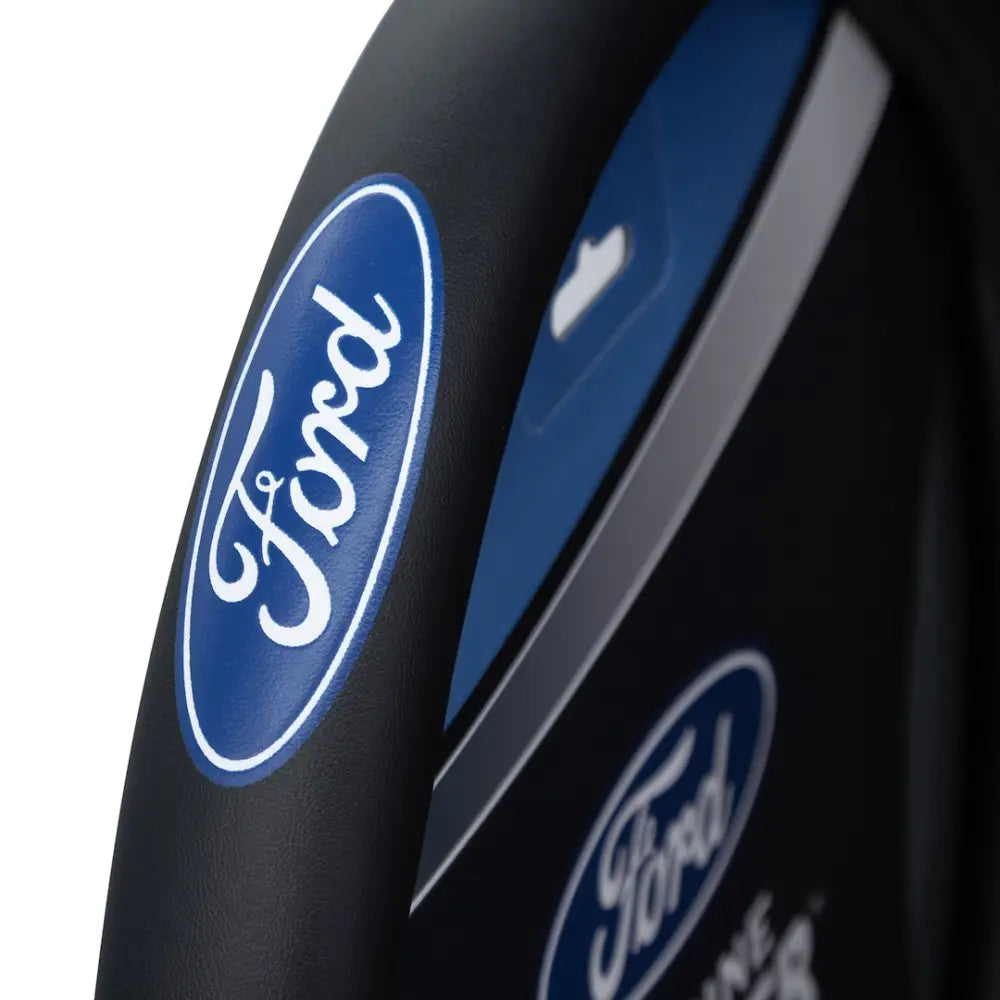 Plasticolor Easy Installation Steering Wheel Cover 006743R01 - Ford Genuine Leather Swc