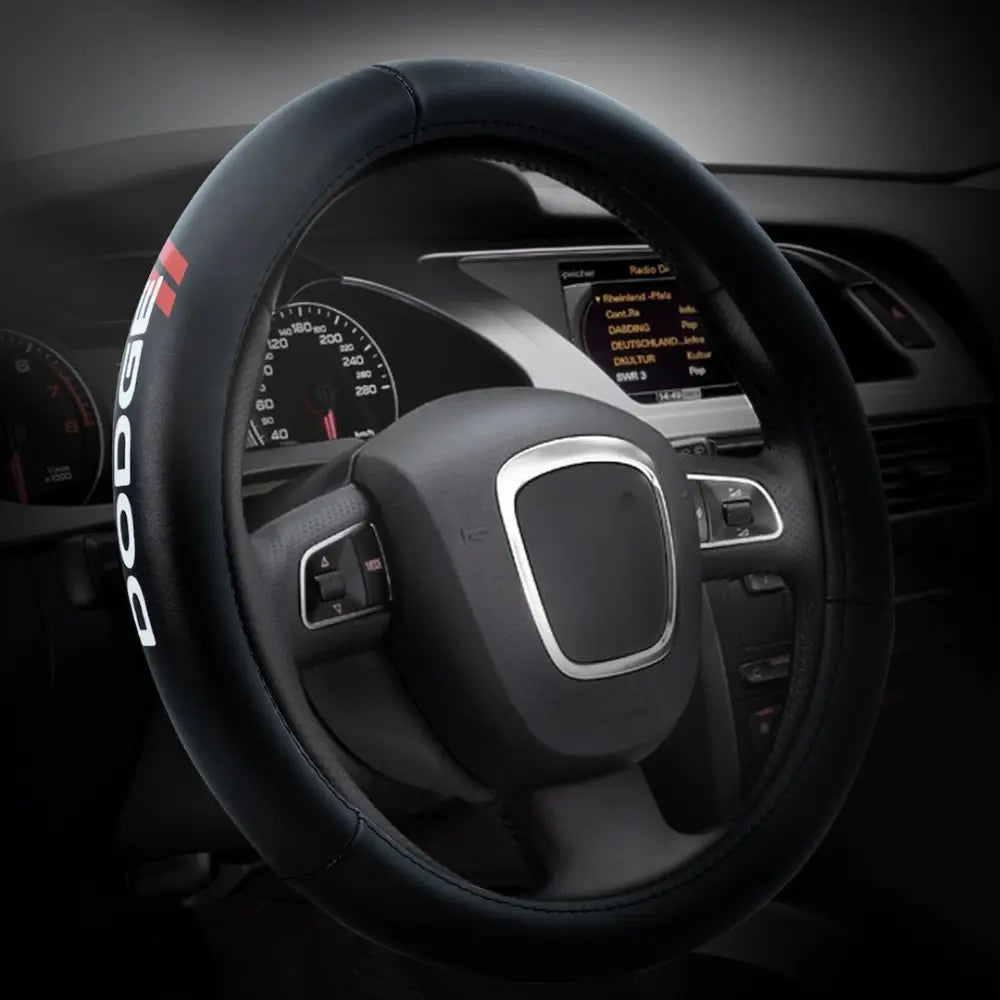 Plasticolor Easy To Install Steering Wheel Cover 006790R01 - Dodge Leather Swc