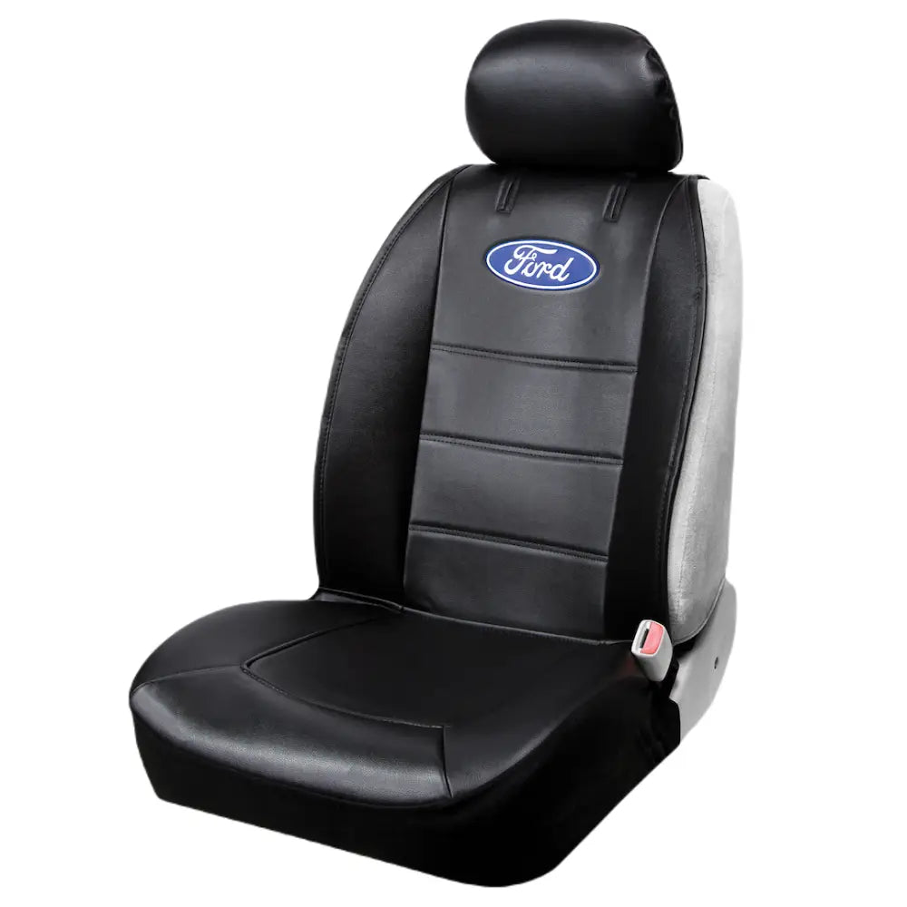Plasticolor 008598R01 High-Quality Leather-Like Vinyl - Piece Sideless Seat Cover