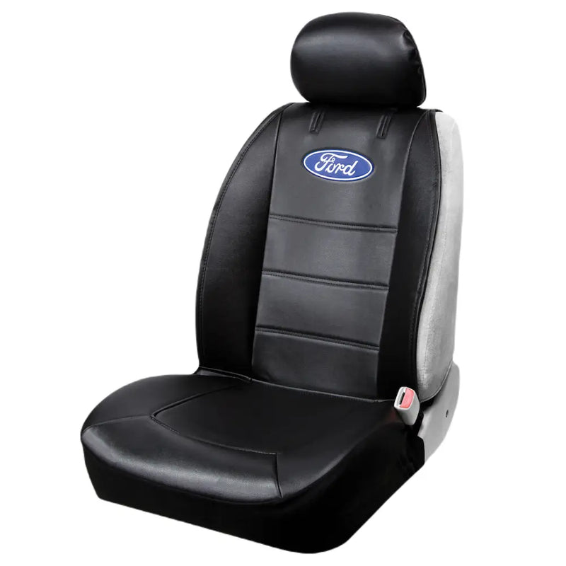 Plasticolor 008598R01 High-Quality Leather-Like Vinyl - Piece Sideless Seat Cover