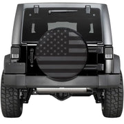Plasticolor WeatherPro Water-Resistant Product Spare Tire Cover 000792R01 - Black Gray American Flag Cov