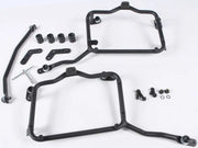 Motorcycle saddlebag mounting rack kit for hard luggage mounting and case hardware
